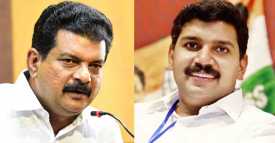 pv-anwar-vs-joy പി.വി. അൻവർ (മനോരമ ചിത്രം), വി.എസ്. ജോയ് (ഫെയ്സ്ബുക്കിൽ പങ്കുവച്ച ചിത്രം)