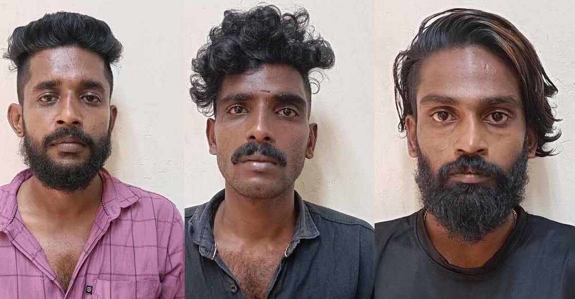 കാപ്പ പ്രതിയുടെ സ്വകാര്യഭാഗത്ത് തീക്കനൽ വാരിയിട്ടു, ദേഹമാസകലം മുറിവേൽപ്പിച്ചു; മൂന്നു പേർ അറസ്റ്റിൽ