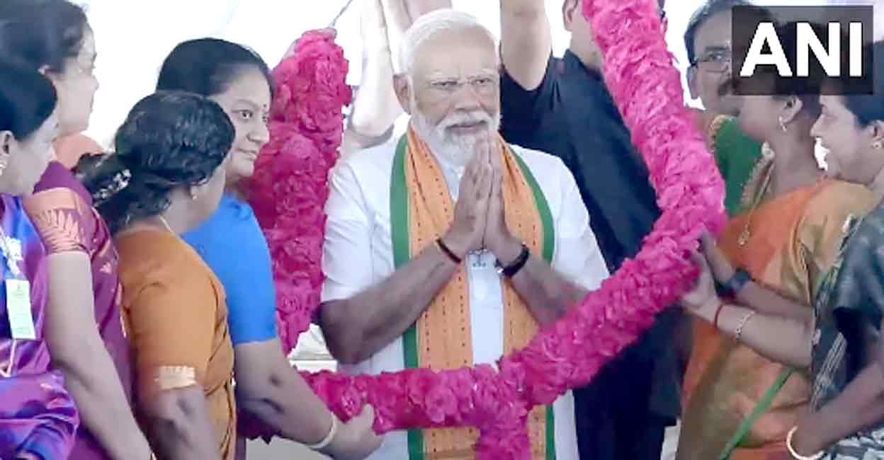 Tamil People to Sweep DMK-Congress Alliance: Narendra Modi | Lok Sabha Election 2024