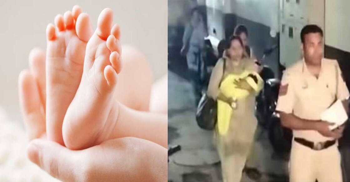പ്രതീകാത്മക ചിത്രം, ഡൽഹിയിൽ നടന്ന റെയ്ഡിൽ നവജാത ശിശുക്കളെ രക്ഷിക്കുന്നു (Photo credit: ANI)