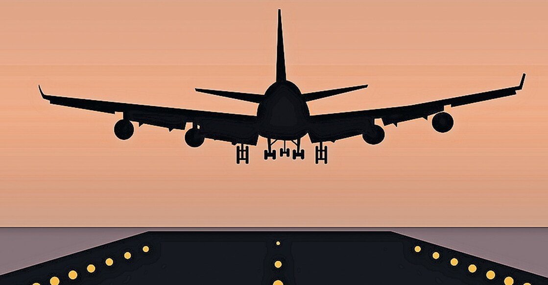 flight-landing-representational