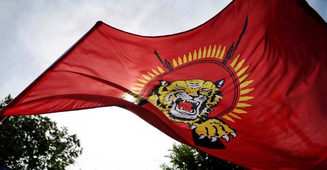 ltte-flag എൽടിടിഇ പതാക∙ എഎഫ്പി