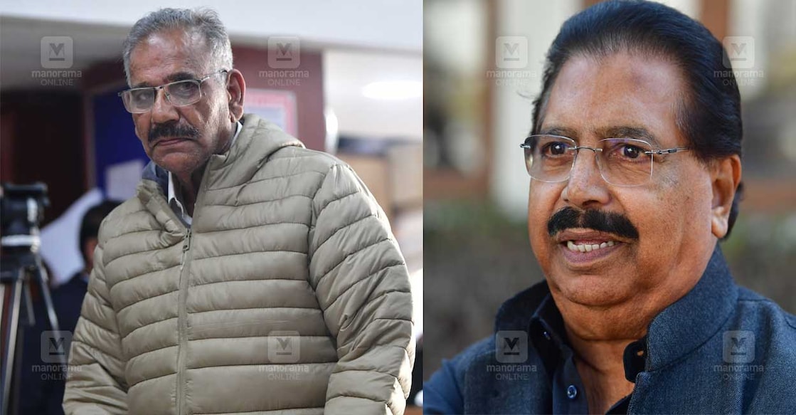 ak-sasindran--pc-chacko എ.കെ.ശശീന്ദ്രൻ, പി.സി.ചാക്കോ. ചിത്രം∙മനോരമ