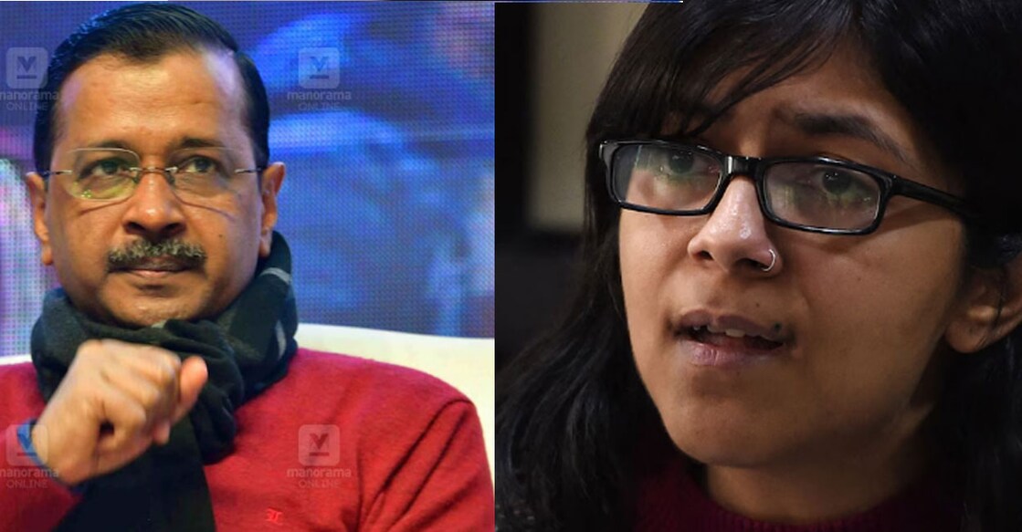 kejriwal-swati അരവിന്ദ് കേജ്രിവാൾ, സ്വാതി മലിവാൾ