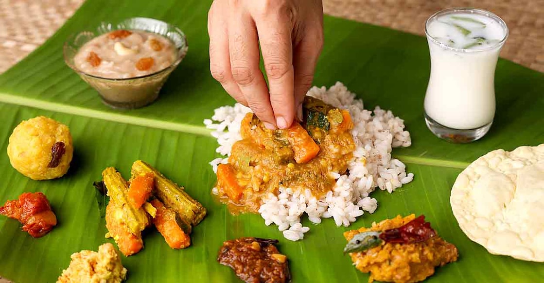 സദ്യ. Photo: Santhosh Varghese/Shutterstock