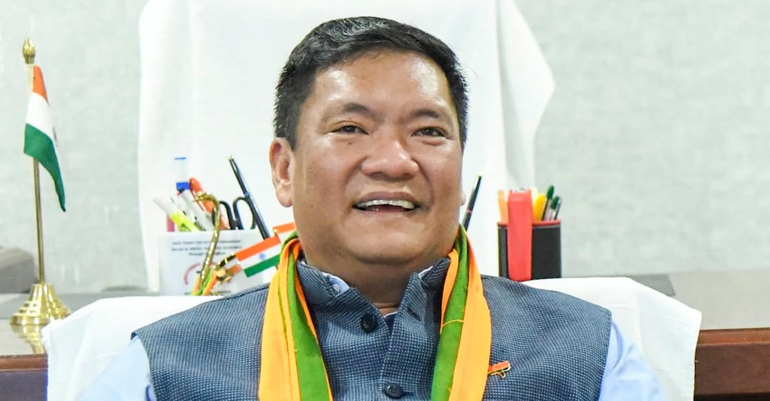 pema-khandu പേമ ഖണ്ഡു. (ചിത്രം:പിടിഐ)