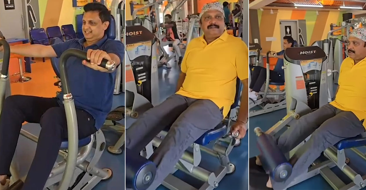 ജിമ്മിൽ പരിശീലനം നടത്തി റിയാസും ഗണേഷ് കുമാറും- Muhammad Riyas | Ganesh ...