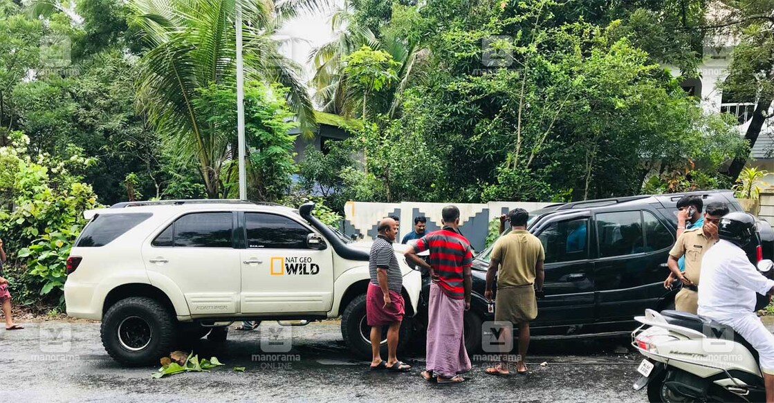 അപകട സ്ഥലത്തുനിന്നുള്ള ദൃശ്യം