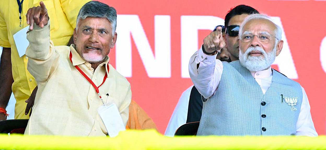 ആന്ധ്രയിൽ നായിഡു മുഖ്യമന്ത്രിയാകും; സത്യപ്രതിജ്ഞാ ചടങ്ങിൽ പങ്കെടുക്കാൻ പ്രധാനമന്ത്രിയെത്തും