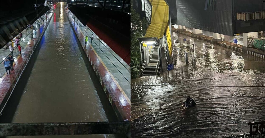 മുംബൈയിൽനിന്നുള്ള ദൃശ്യം (Photo: X/@humaneGPT)
