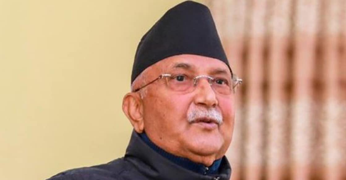 sharma-oli കെ.പി. ശർമ ഓലി (Photo:@ANI/X)