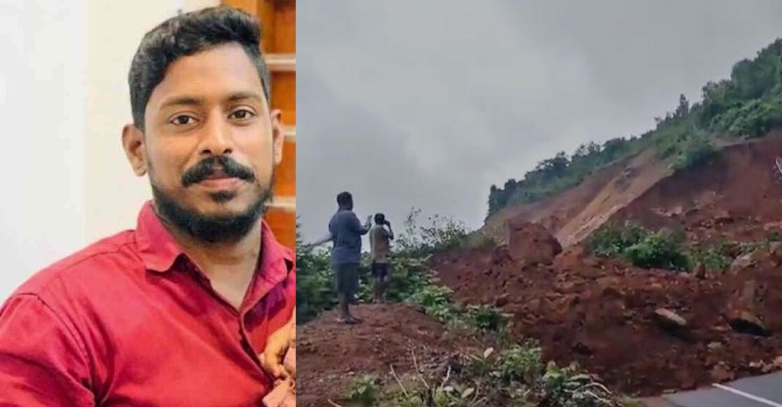 അപകടത്തിൽപ്പെട്ട അർജുൻ, കർണാടകയിൽ മണ്ണിടിച്ചിൽ ഉണ്ടായ സ്ഥലം