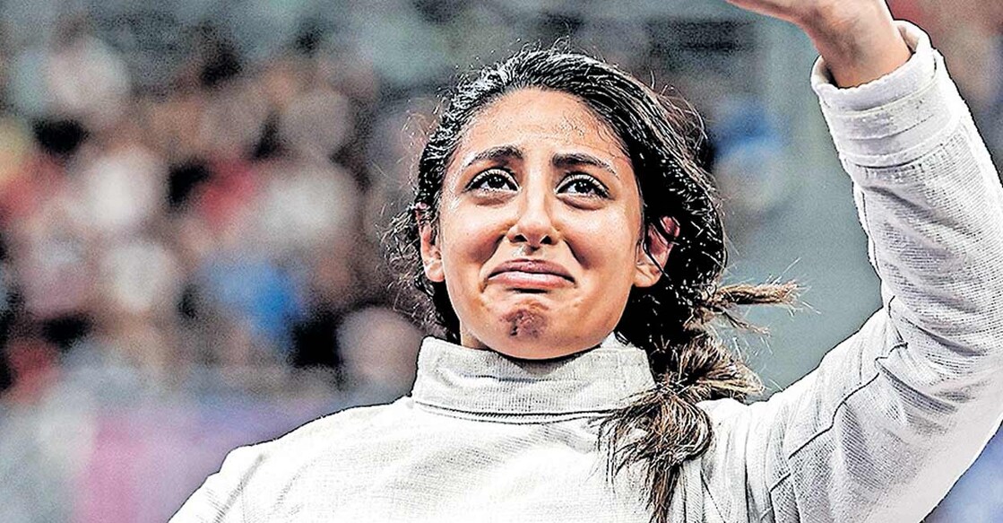 നദ ഹഫീസ് മത്സരശേഷം.