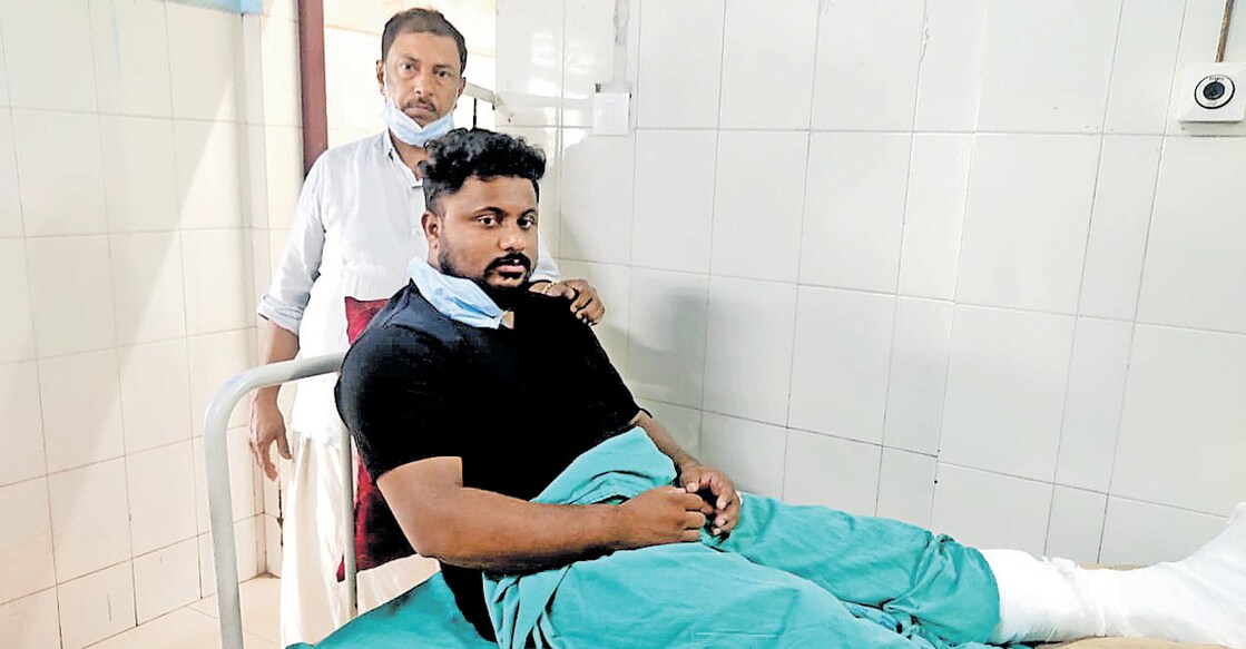 മുണ്ടക്കൈ ദുരന്തത്തിൽ പരുക്കേറ്റ് മഞ്ചേരി മെഡിക്കൽ കോളജ് ആശുപത്രിയിൽ ചികിത്സയിൽ കഴിയുന്ന സുഹൈൽ.