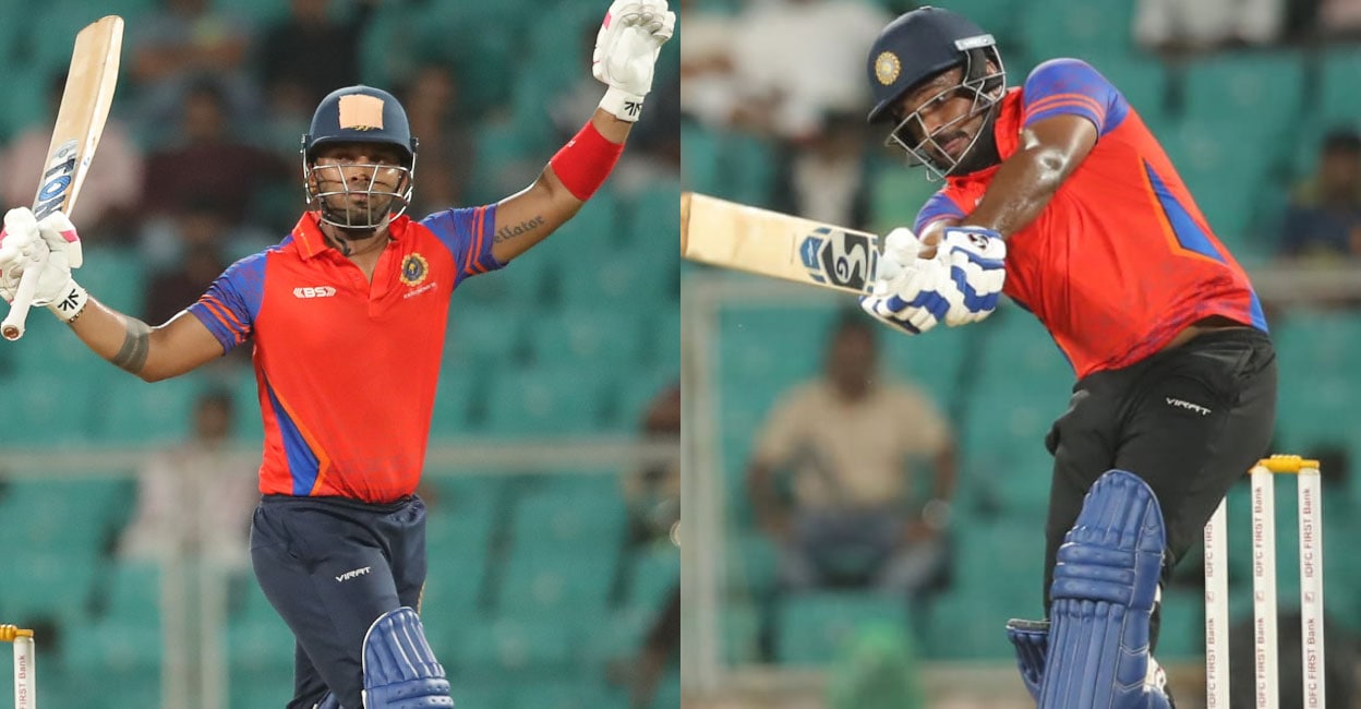 തകർത്തടിച്ചത് ക്യാപ്റ്റൻ സഞ്ജുവും വിഷ്ണു വിനോദും, കളി ജയിപ്പിച്ചത് ബേസിൽ തമ്പി! രണ്ടു പന്തു ബാക്കിനിൽക്കെ ത്രില്ലർ വിജയം