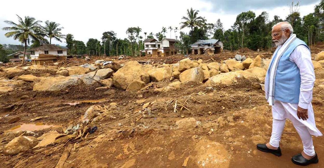 പ്രധാനമന്ത്രി നരേന്ദ്ര മോദിയുടെ സന്ദർശനത്തില്‍നിന്ന്. (Photo: PIB)
