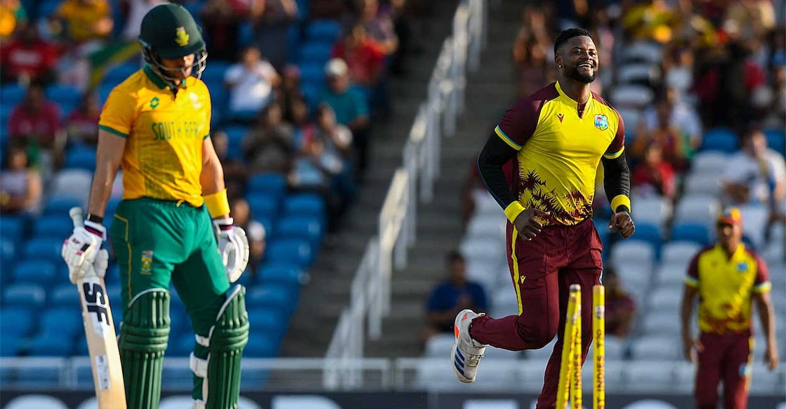 south-africa-vs-west-indies-1 ദക്ഷിണാഫ്രിക്ക – വെസ്റ്റിൻഡീസ് മത്സരത്തിൽനിന്ന് (എക്സിൽ പങ്കുവച്ച ചിത്രം)