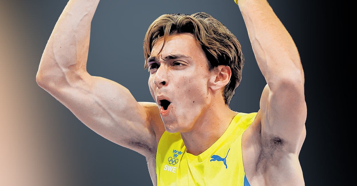 പുരുഷ പോൾവോൾട്ടിൽ 12–ാം തവണയും ലോക റെക്കോർഡ് തിരുത്തി ഡുപ്ലന്റിസ്; ഇത്തവണ പിന്നിട്ടത് 6.28 മീറ്റർ!