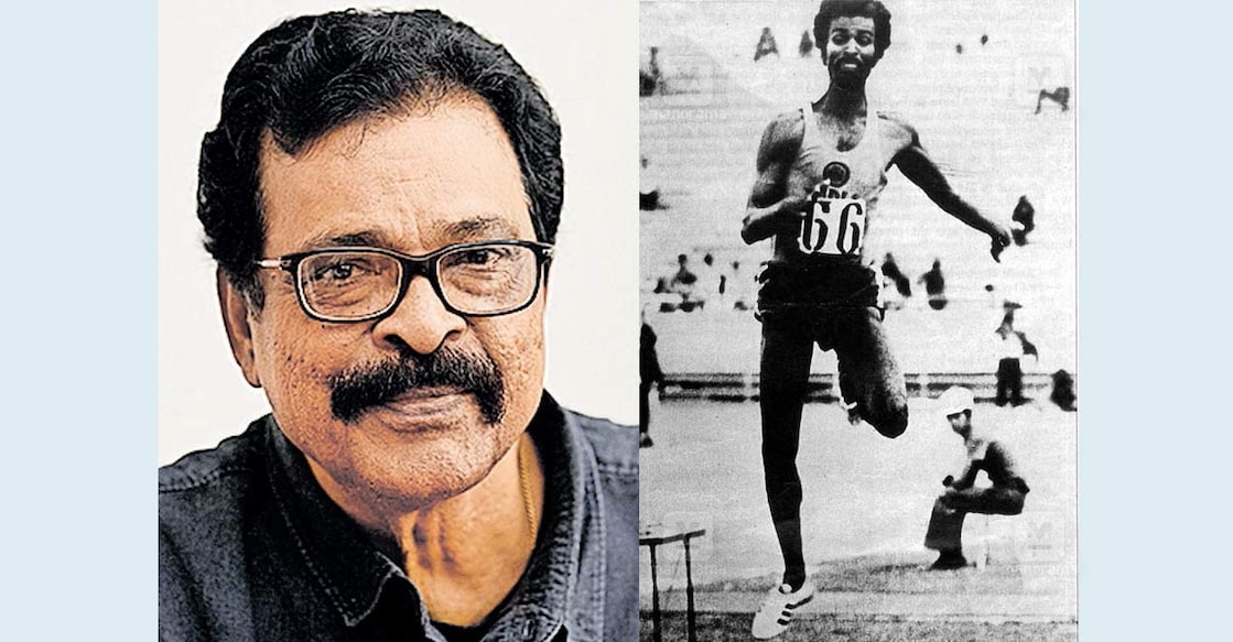 t-c-yohannan 1) ടി.സി.യോഹന്നാൻ 2) 1974 ഏഷ്യൻ ഗെയിംസിൽ ലോങ്ജംപിൽ മൽസരിക്കുന്ന ടി.സി. യോഹന്നാൻ (മനോരമ ആർക്കൈവ്സ്)