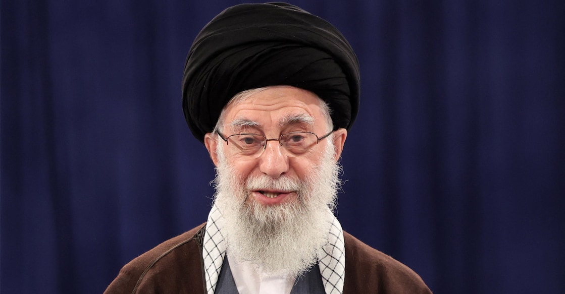 Ayatollah Ali Khamenei ആയത്തുല്ല ഖമനയി. (Photo by ATTA KENARE / AFP)