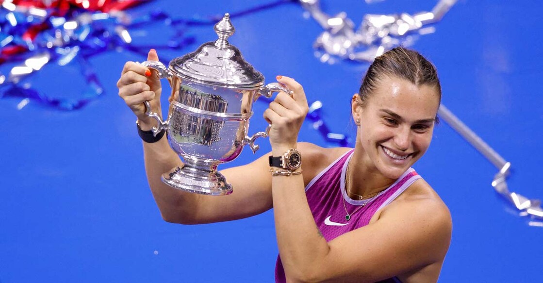 Aryna Sabalenka അരീന സബലേങ്ക (Photo by Kena Betancur / AFP)