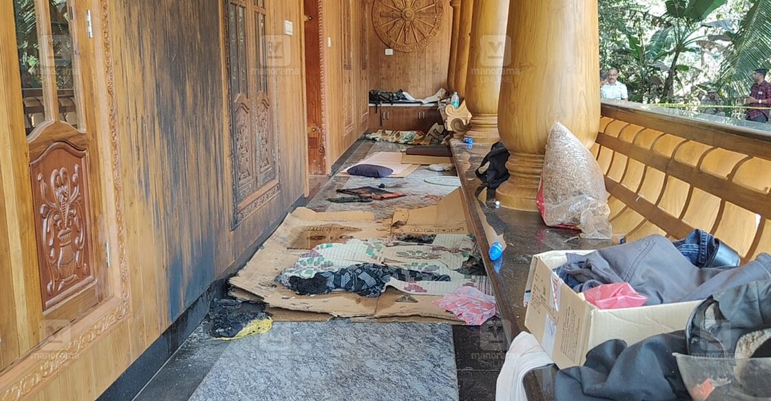 palakkad-bomb-attack ഒറ്റപ്പാലത്ത് രണ്ട് പേരെ സ്ഫോടക വസ്തുകൊണ്ട് ആക്രമിച്ച സ്ഥലം.