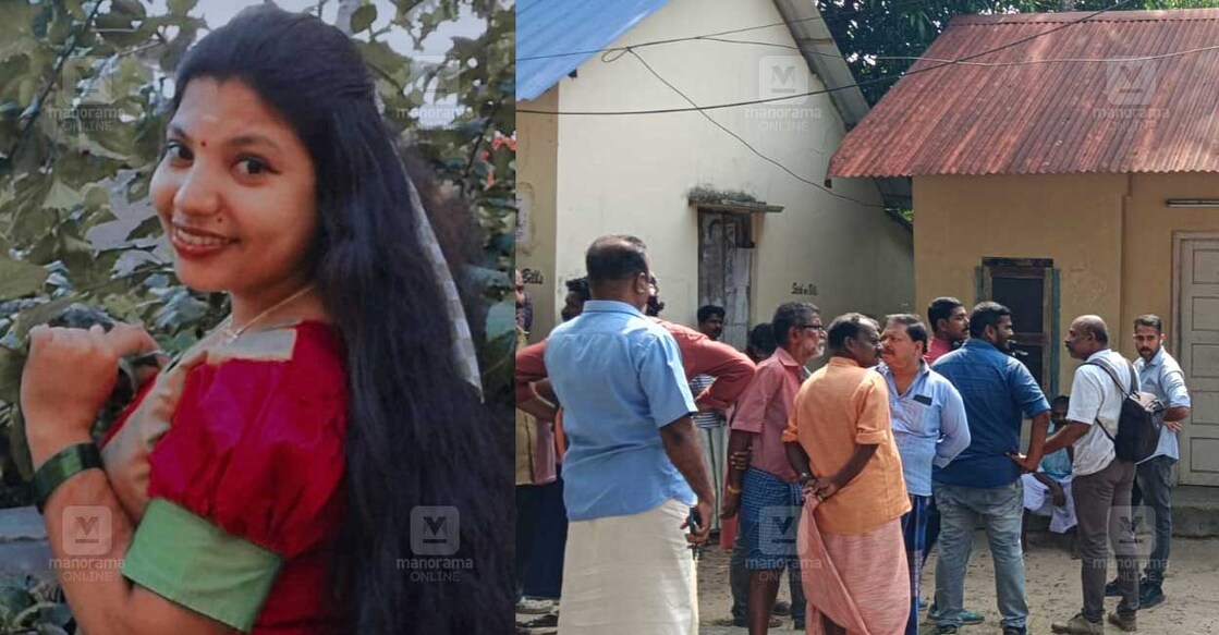 murder-kadinamkulam ആതിര, കഠിനംകുളത്ത് കൊലപാതക വിവരം അറിഞ്ഞ് തടിച്ചുകൂടിയ നാട്ടുകാർ (ചിത്രം ∙ മനോരമ)