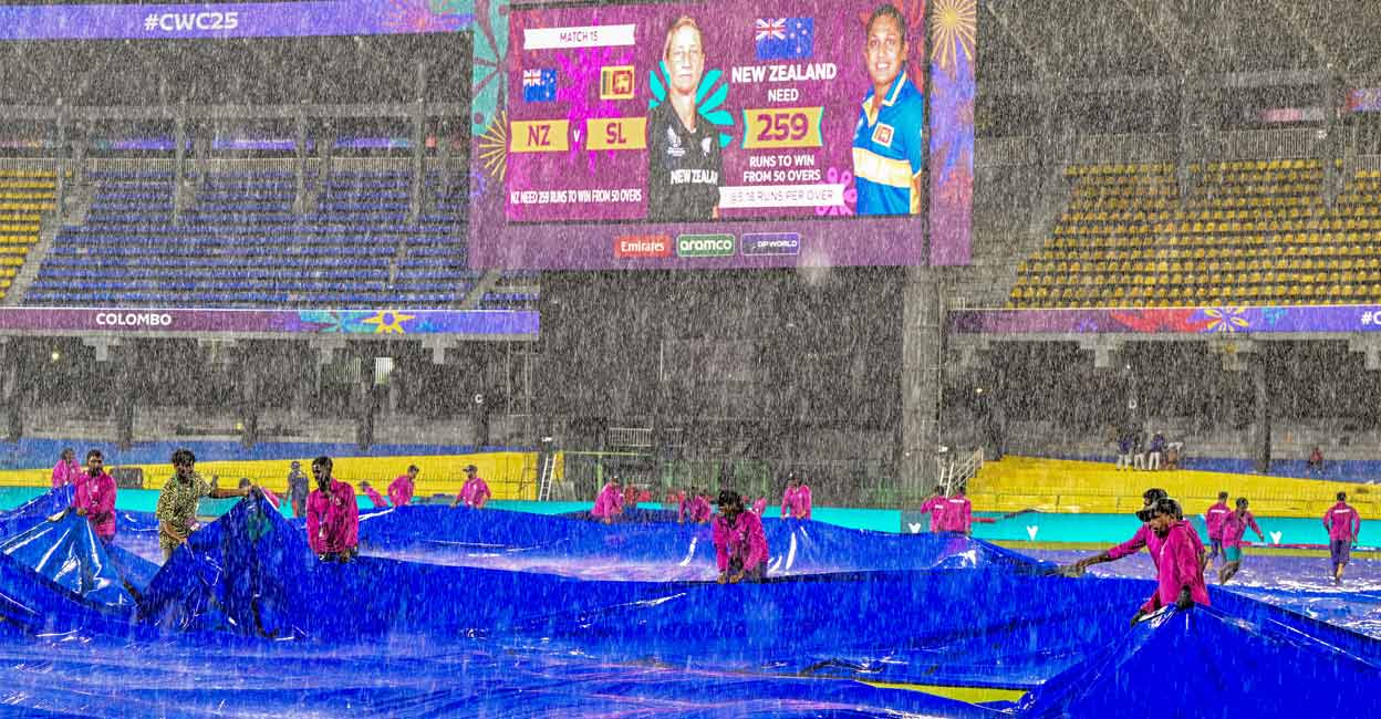 ശ്രീലങ്ക– ന്യൂസീലൻഡ് മത്സരം ഉപേക്ഷിച്ചു