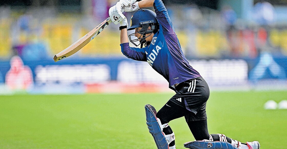 ഇന്ത്യൻ താരം ജെമിമ റോഡ്രിഗ്സ് പരിശീലനത്തിനിടെ.