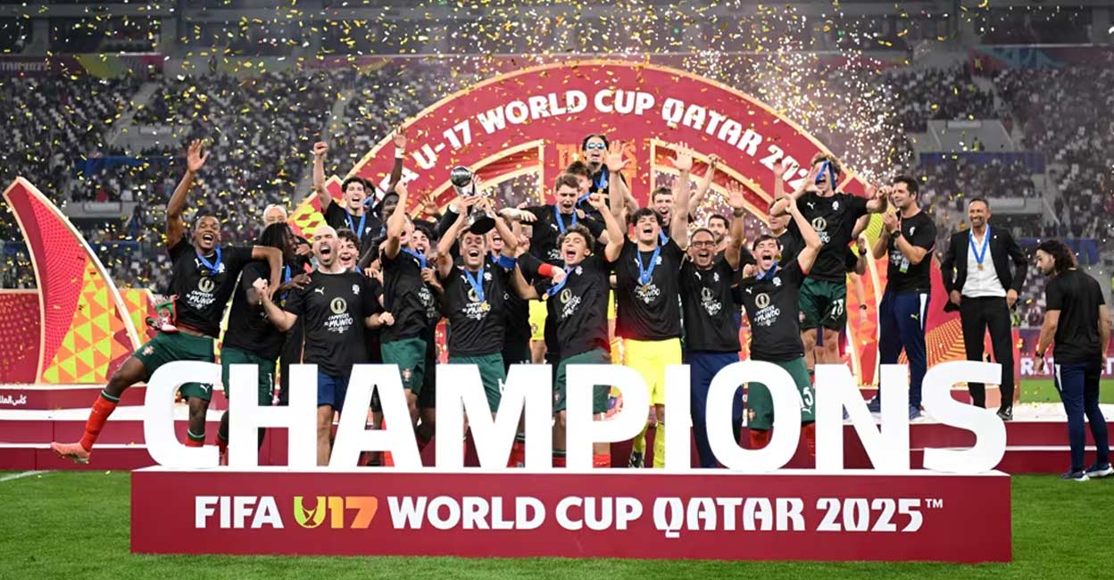 ഓസ്ട്രിയയെ ഏകപക്ഷിയമായ ഒരു ഗോളിന് വീഴ്ത്തി; പോർച്ചുഗലിന് അണ്ടർ 17 ലോകകപ്പ് കിരീടം