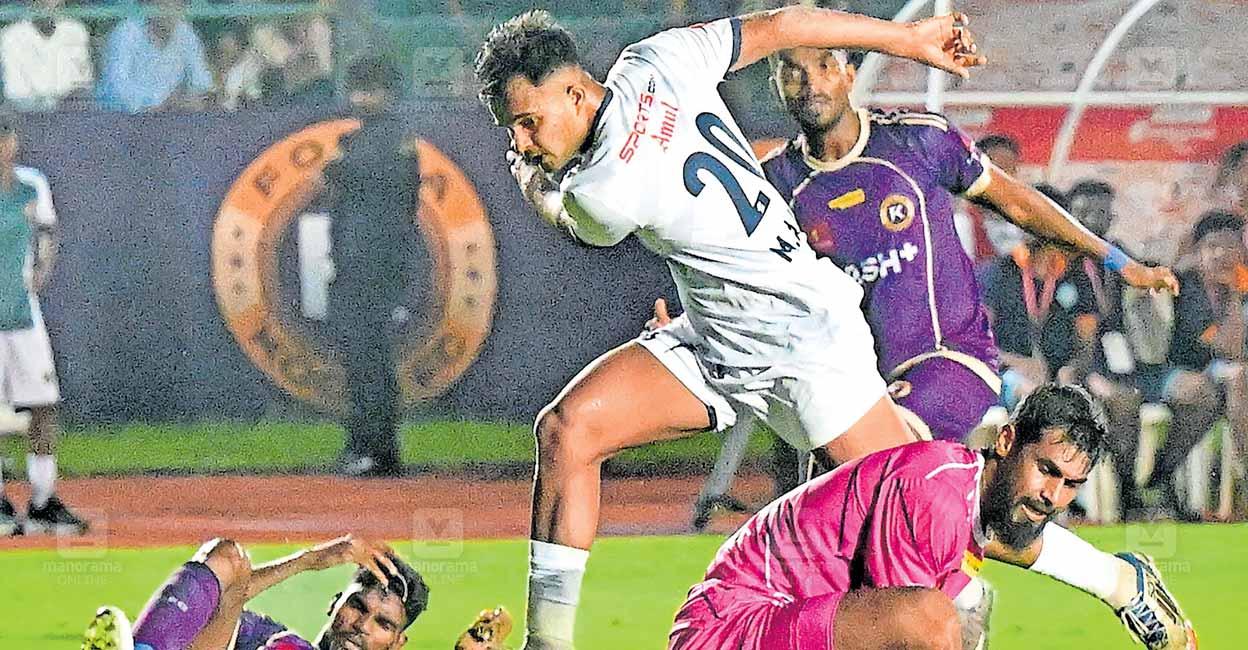 ഗോൾ ആറാട്ട് ; കാലിക്കറ്റ് എഫ്സി –6, ഫോഴ്സ കൊച്ചി –2; മുഹമ്മദ് അജ്സലിന് ഹാട്രിക്