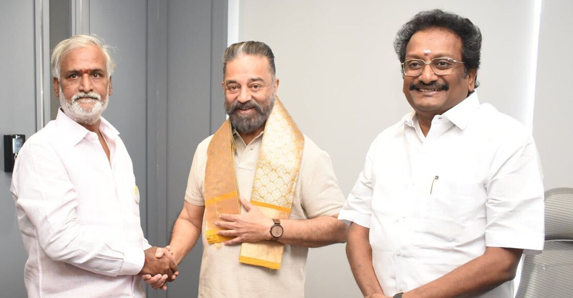 കമൽ ഹാസനും ശേഖർ ബാബുവും. (Photo: X/@JournoPG)