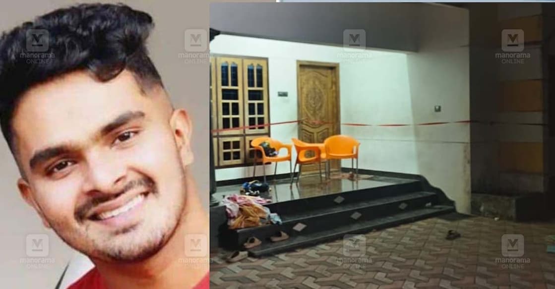 afan-house-tvm അഫാൻ, കൊലപാതകം നടന്ന അഫാന്റെ വീട് (Photo: Manorama)