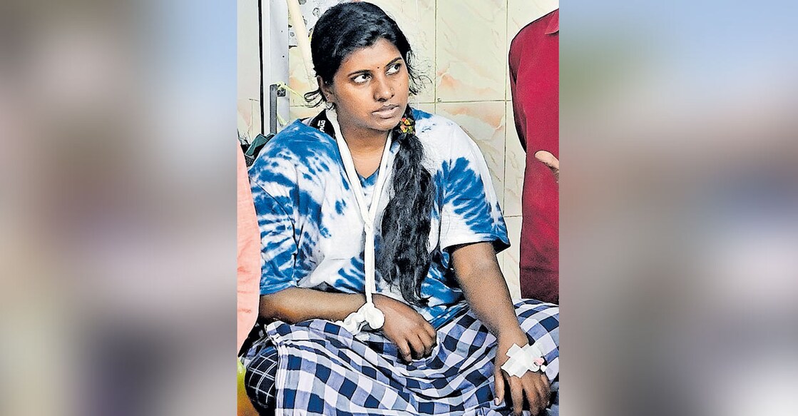 സിത്താരമോൾ പത്തനംതിട്ട 
ജനറൽ ആശുപത്രിയിൽ 
ചികിത്സയിൽ.  
