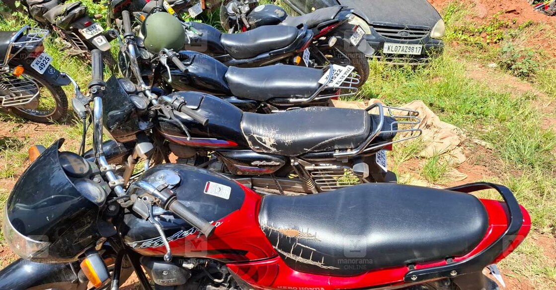മോഷ്ടിച്ച ബൈക്കുകൾ (Photo: Arranged)