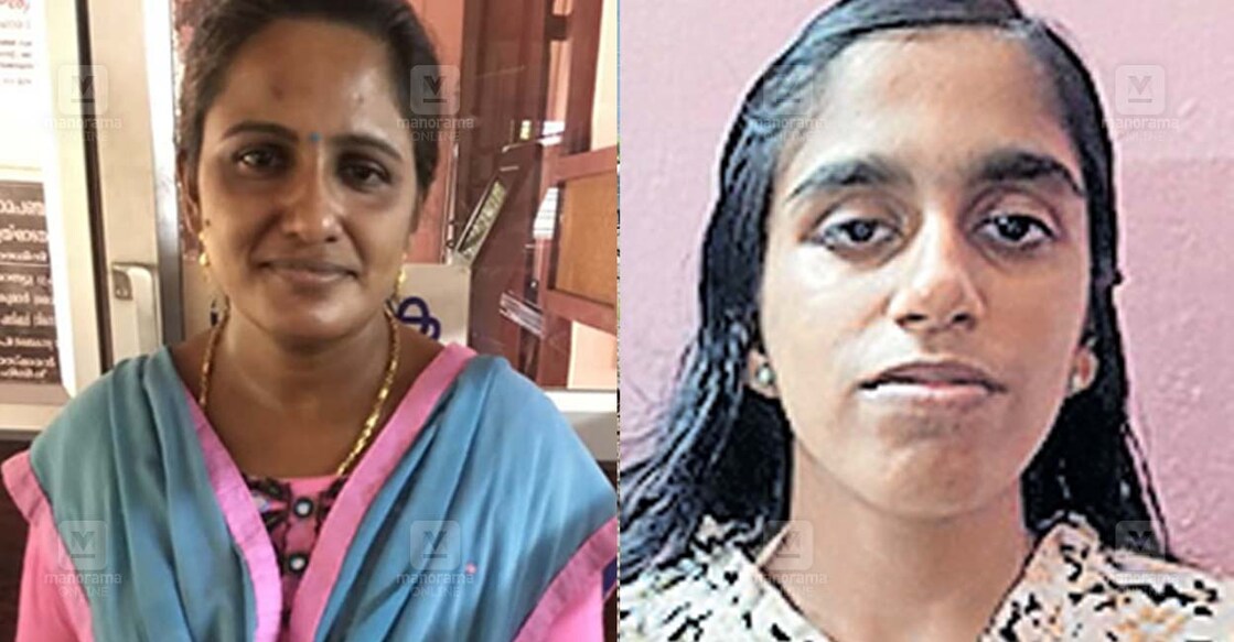 ട്രെയിൻ തട്ടി മരിച്ച പ്രിയയും കൃഷ്ണപ്രിയയും (Photo: Arranged)