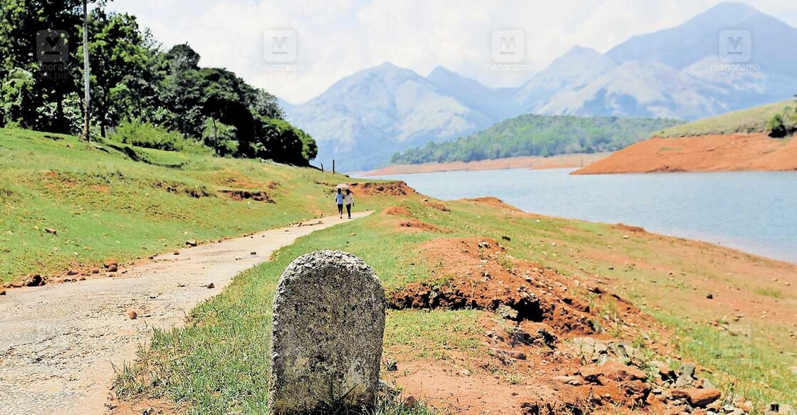 തരിയോട് ഗ്രാമത്തിലേക്കുള്ള പഴയ കുതിരപാണ്ടി റോഡിന്റെ ഇപ്പോഴത്തെ കാഴ്ച. ‍‍‍‍ബാണാസുര സാഗർ ഡാമിലെ വെളളത്തിനടിയിലേക്ക് നീണ്ടുപോകുകയാണീ റോഡ്. ഒട്ടേറെ വീടുകളും കളിസ്ഥലങ്ങളും കെട്ടിടങ്ങളും ഇപ്പോഴും വെള്ളത്തിനടിയിലുണ്ട്.  ചിത്രം: ധനേഷ് അശോകൻ / മനോരമ