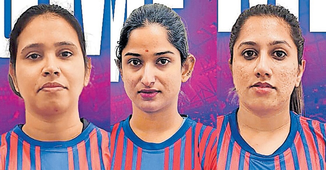 ആതിര, നീരജ , പ്രെസ്സിമോൾ 