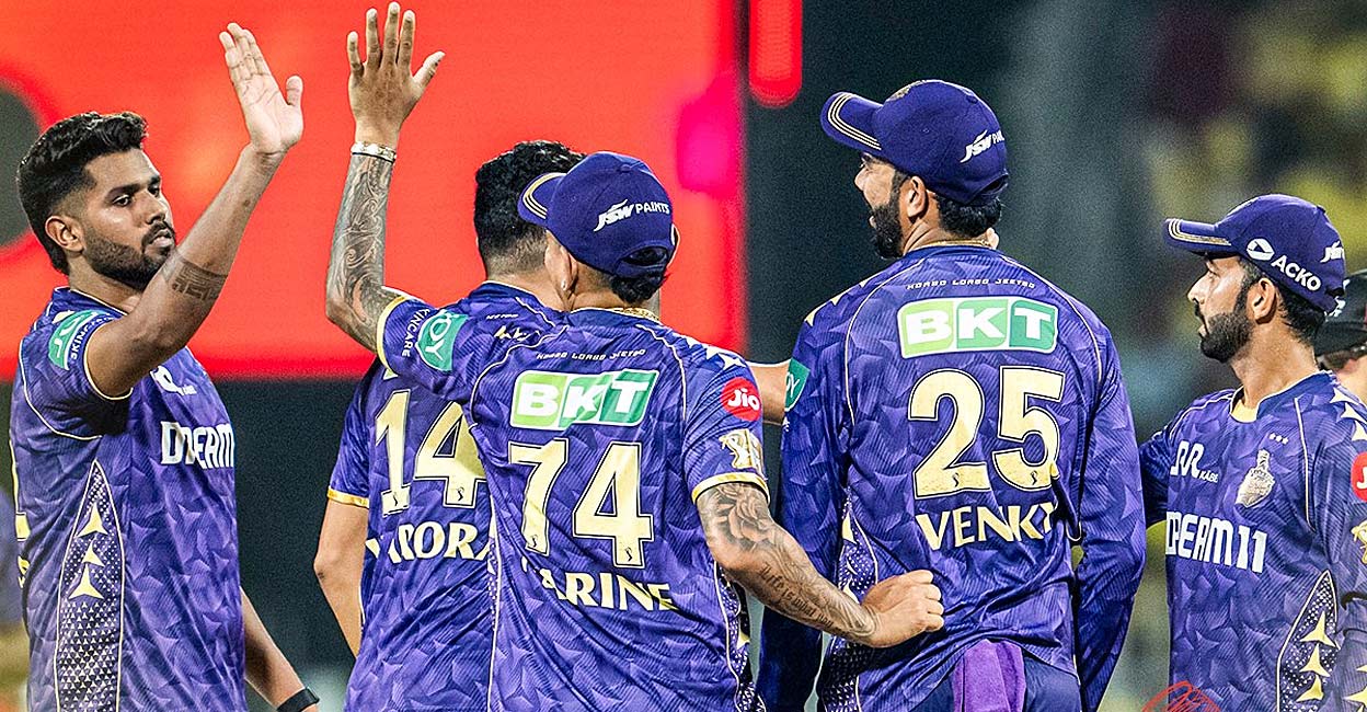 ‘തല’ മാറി, പക്ഷേ തലവര...; ചെന്നൈ 20 ഓവറിൽ അടിച്ചെടുത്ത റൺസ് 10.1 ഓവറിൽ മറികടന്ന് കൊൽക്കത്ത, വിജയം 8 വിക്കറ്റിന്!– വിഡിയോ