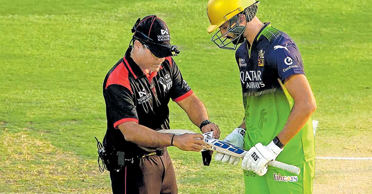 ബാറ്റിന്റെ കനംകൂട്ടിയും കുറച്ചുമുള്ള കൃത്രിമം തടയും, ഐപിഎലിലെ ‘ബാറ്റ് ചെക്കിങ്’ വെറുതെയല്ല!