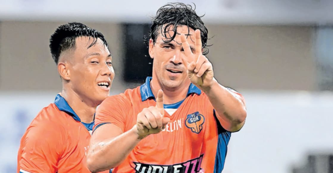 FC-goa-player-iker-gueratsena എഫ്സി ഗോവ താരം ഐകർ ഗ്വരട്സെനയുടെ ആഹ്ലാദം.