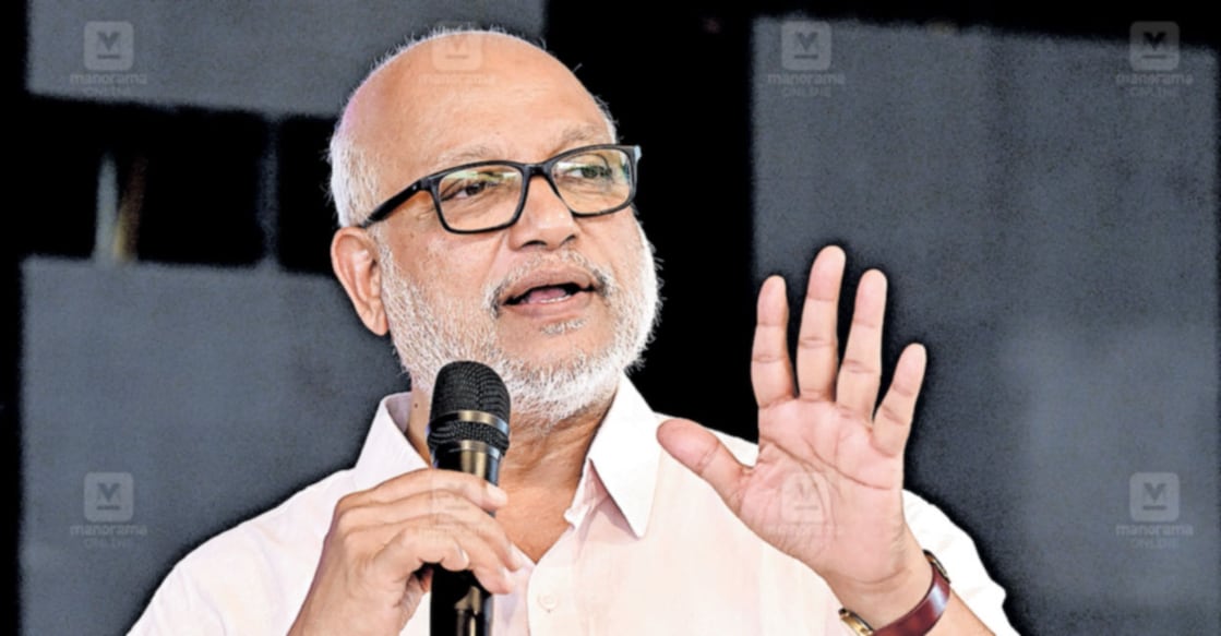 ma-baby പത്തനംതിട്ടയിൽ മലയാള മനോരമ ഹോർത്തൂസ് ഔട്റീച് പ്രോഗ്രാമിൽ ‘ഇടതു രാഷ്ട്രീയം കേരളത്തിലും ഡൽഹിയിലും’ എന്ന സംവാദത്തിൽ സിപിഎം അഖിലേന്ത്യാ ജനറൽ സെക്രട്ടറി എം.എ.ബേബി പ്രസംഗിക്കുന്നു. ചിത്രം: മനോരമ