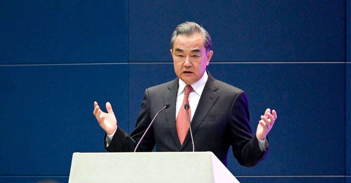 ചൈനീസ് വിദേശകാര്യ മന്ത്രി വാങ് യി. ചിത്രം: WANG ZHAO / AFP