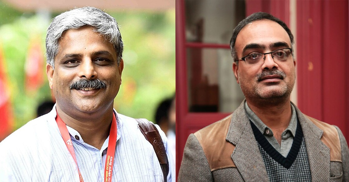 1. വിജു കൃഷ്ണൻ, 2. ആർ. അരുൺ കുമാർ (Photo Arranged)