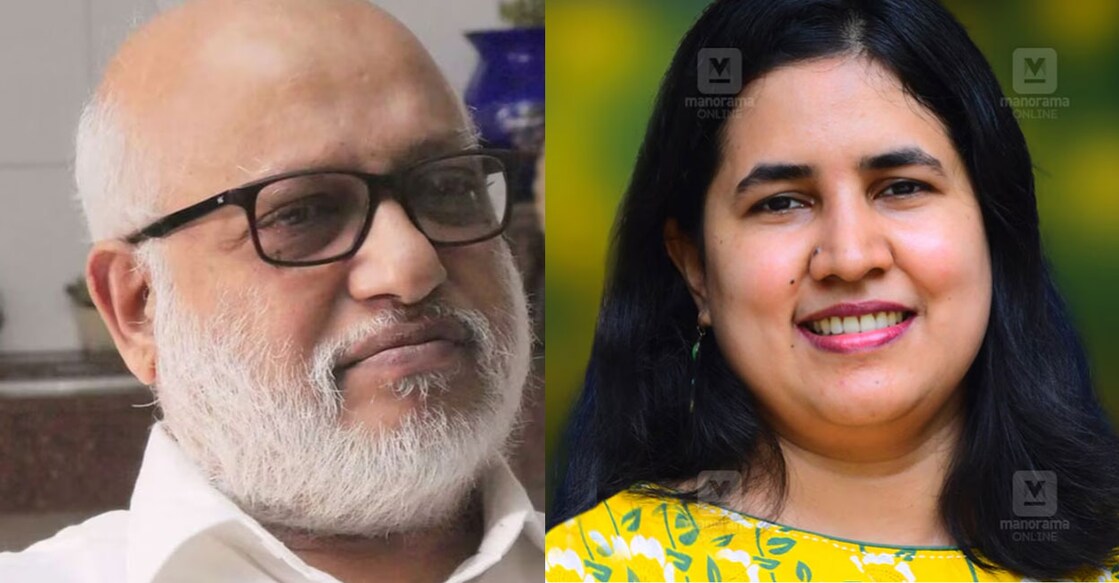 ma-baby-veena-vijayan എം.എ.ബേബി (ചിത്രം:https://www.facebook.com/m.a.babyofficial), വീണാ വിജയൻ. ചിത്രം: മനോരമ