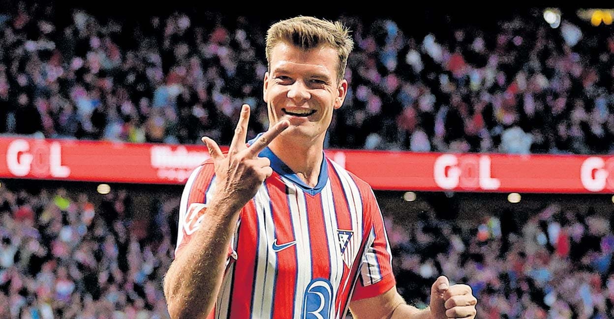 4 മിനിറ്റിനിടെ 3 ഗോൾ; അത്‌ലറ്റിക്കോ മഡ്രിഡിന്റെ അലക്സാണ്ടർ സോർലോത്തിന് ലാലിഗയിൽ അതിവേഗ ഹാട്രിക്ക്