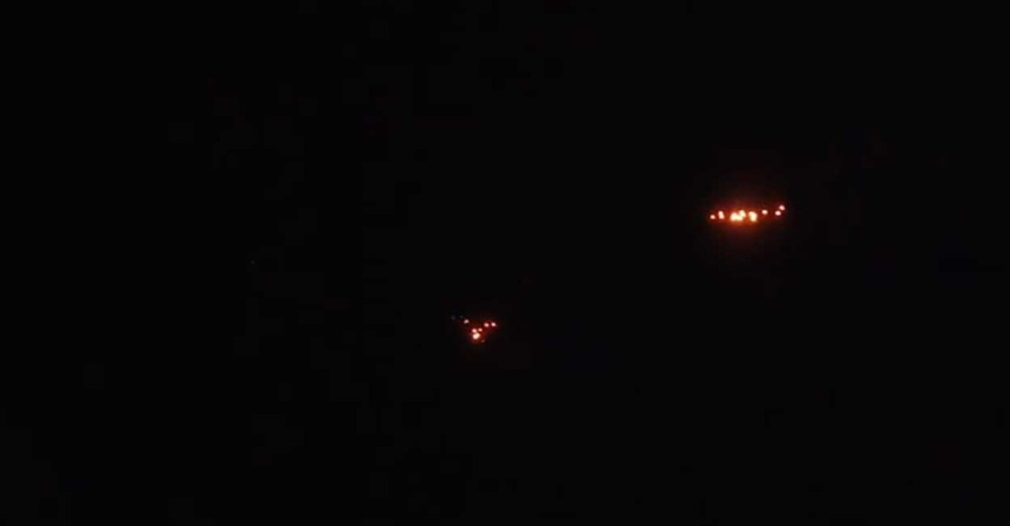 drone രാത്രി അതിർത്തിപ്രദേശത്ത് കണ്ടെത്തിയ ഡ്രോണുകൾ (Photo: ANI)