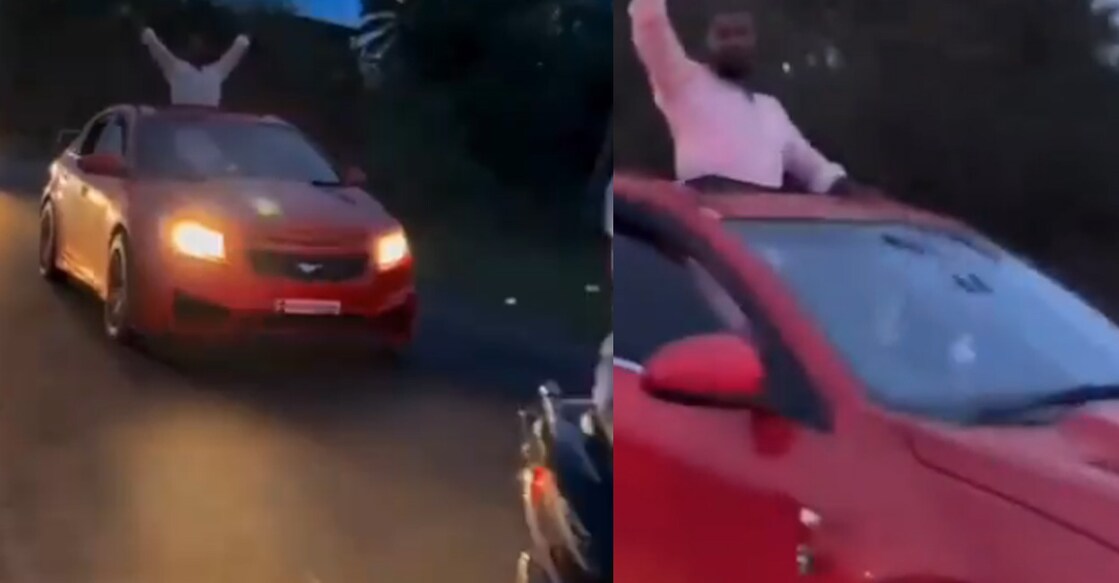 ഇരുപത്താറുകാരിയെ കൂട്ടബലാത്സംഗം ചെയ്ത കേസിൽ ജാമ്യത്തിലറങ്ങിയ പ്രതികൾ ഉച്ചത്തിൽ പാട്ടുവച്ച് നഗരത്തിൽ ആഘോഷ പ്രകടനം നടത്തി