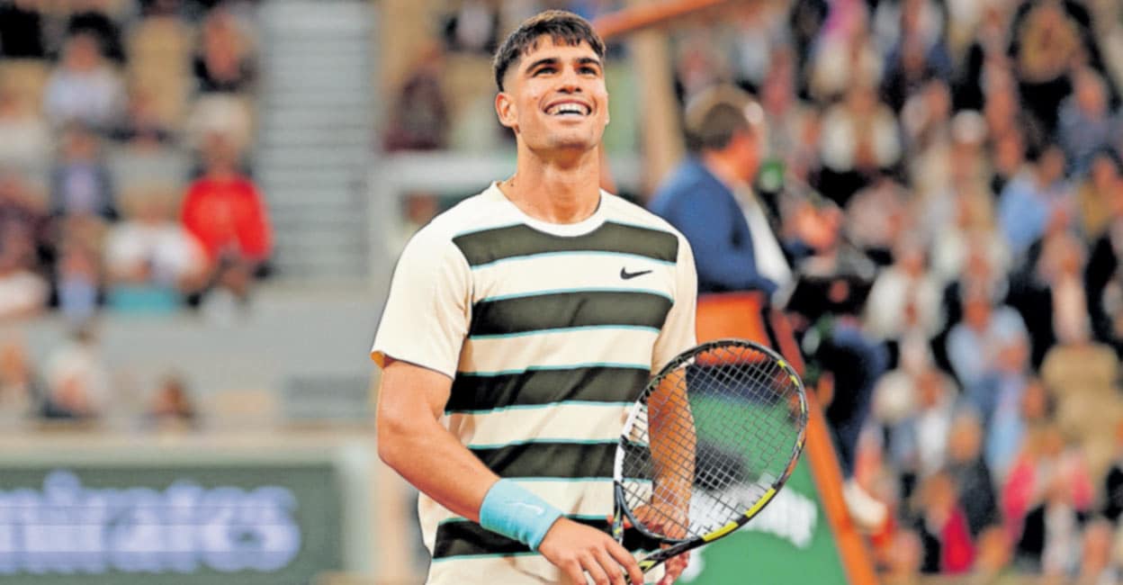 ഫ്രഞ്ച് ഓപ്പൺ ടെന്നിസിൽ അൽകാരസ് മുന്നോട്ട്; അട്ടിമറിയിൽ കാസ്പർ റൂഡ് പുറത്ത്, ഇഗ സ്യാംതെക് മൂന്നാം റൗണ്ടിൽ