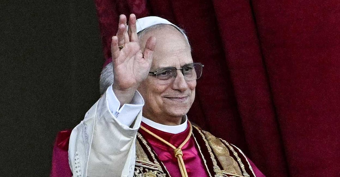 Pope Leo XIV ലിയോ പതിനാലാമൻ മാർപാപ്പ (Photo by Gabriel BOUYS / AFP)